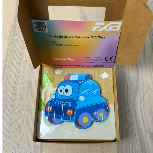 SET 1 - Tier-Steckpuzzle für Kinder – Motorikspielzeug mit niedlichen Motiven