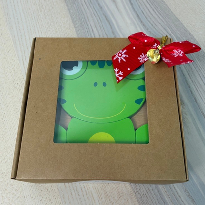 SET 2 - Tier-Steckpuzzle für Kinder – Motorikspielzeug mit niedlichen Motiven