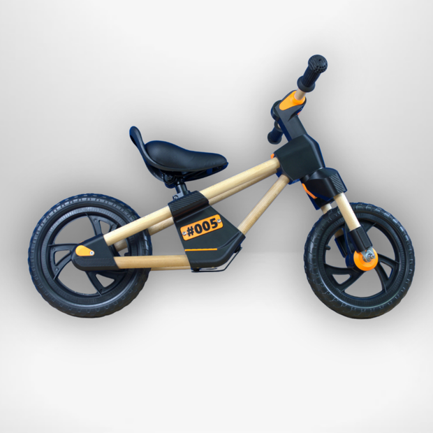 Frank in Orange/Schwarz mit PU-Schaumfelge