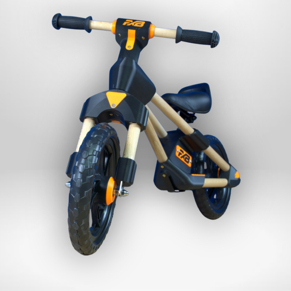 Frank in Orange/Schwarz mit PU-Schaumfelge