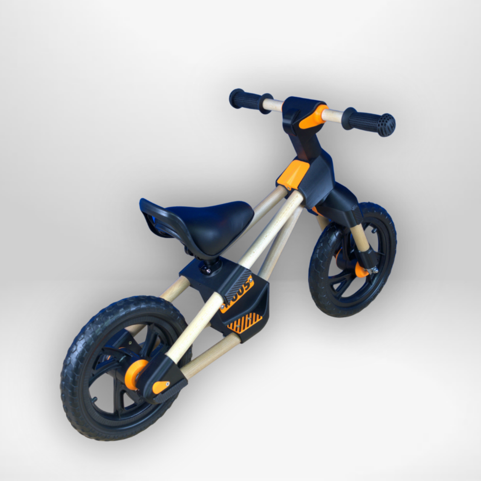 Frank in Orange/Schwarz mit PU-Schaumfelge