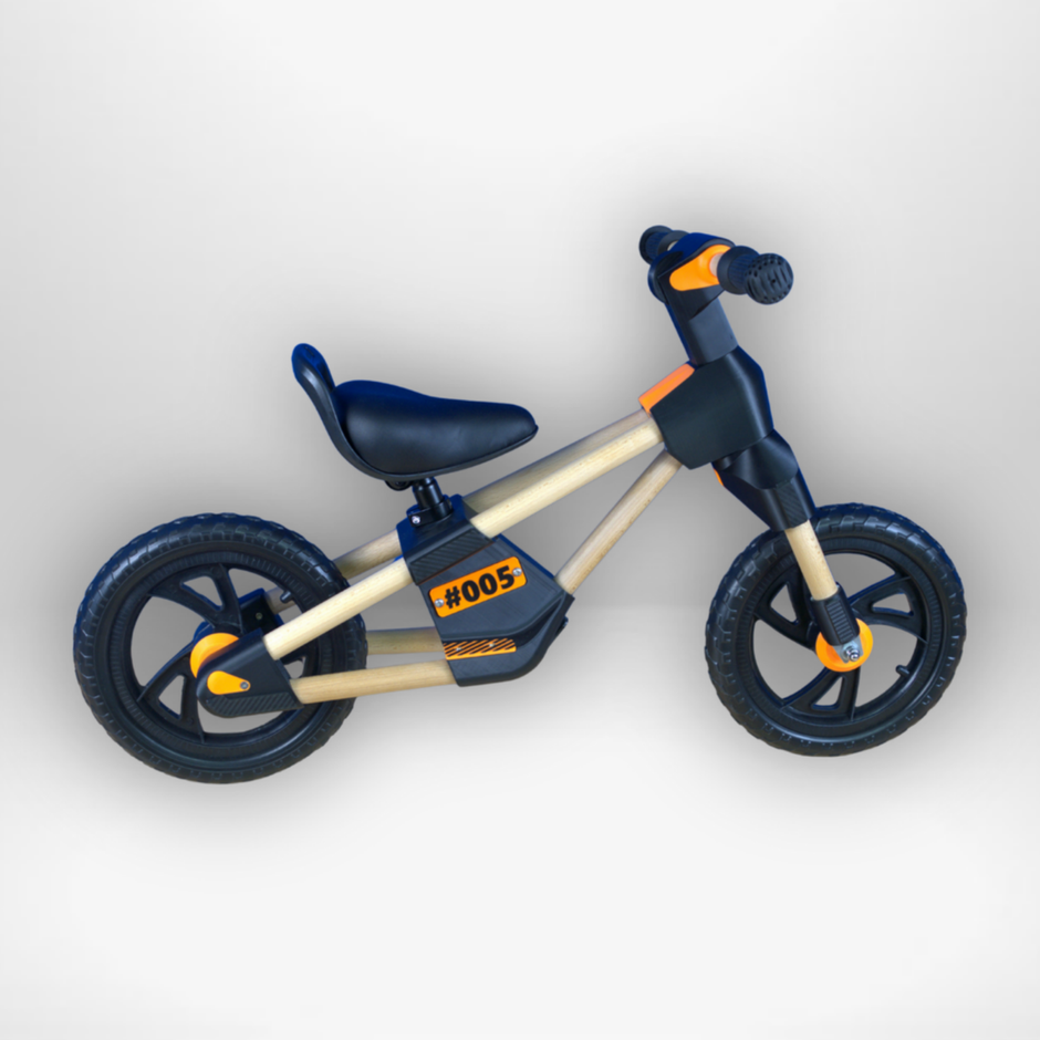 Frank in Orange/Schwarz mit PU-Schaumfelge