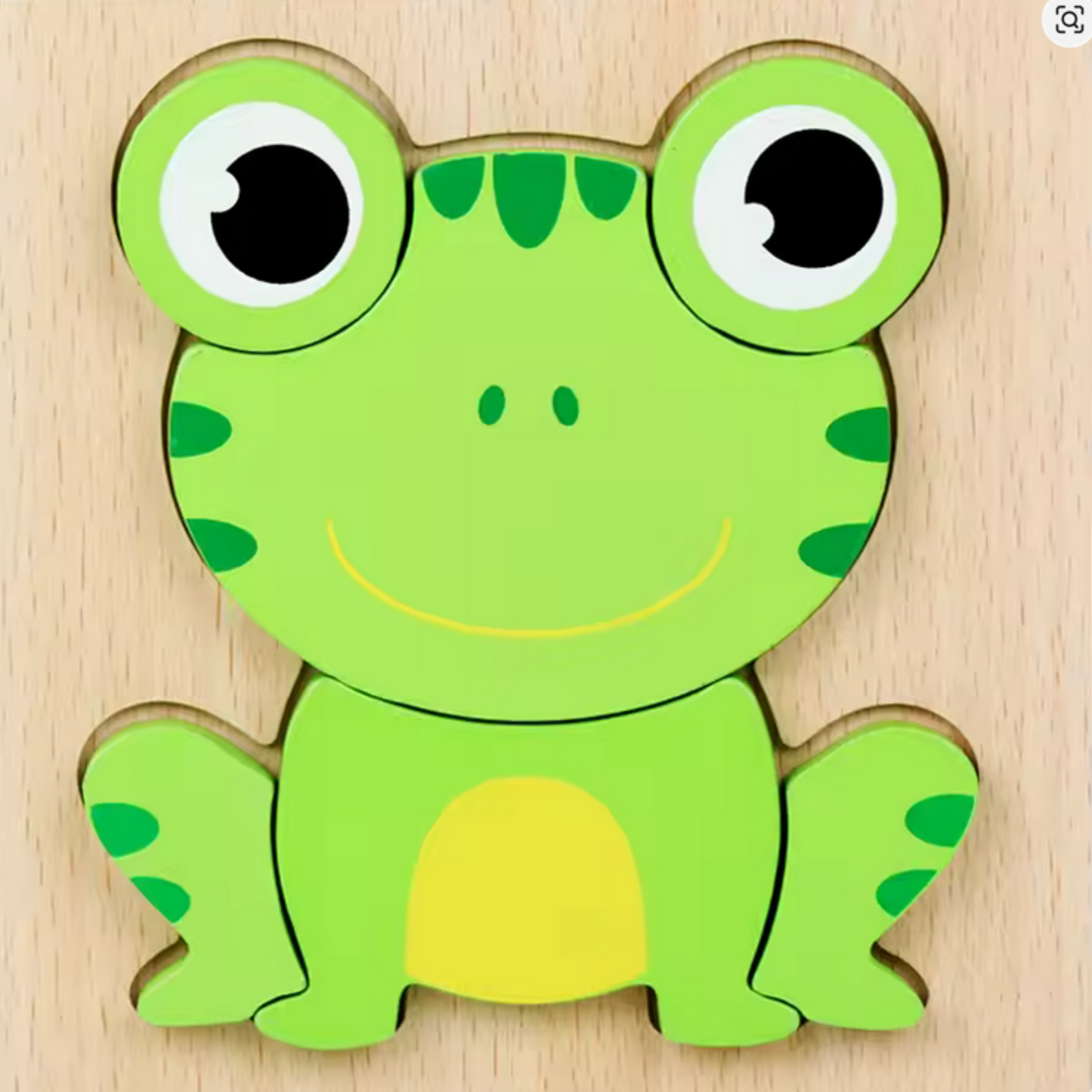 Tier-Steckpuzzle für Kinder – Motorikspielzeug mit niedlichen Motiven