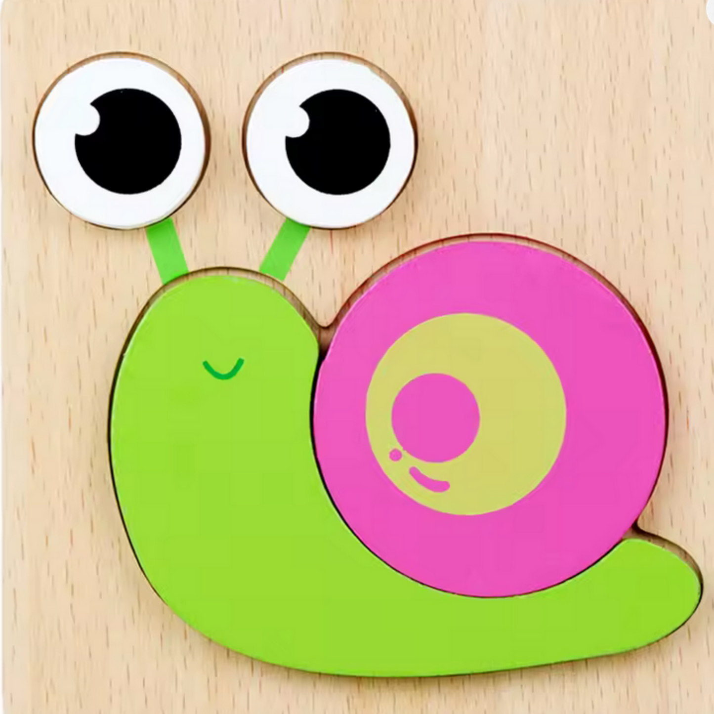 SET 2 - Tier-Steckpuzzle für Kinder – Motorikspielzeug mit niedlichen Motiven