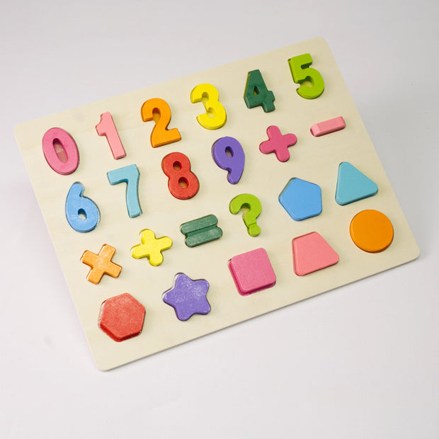 Holz-Steckspiel – Zahlen