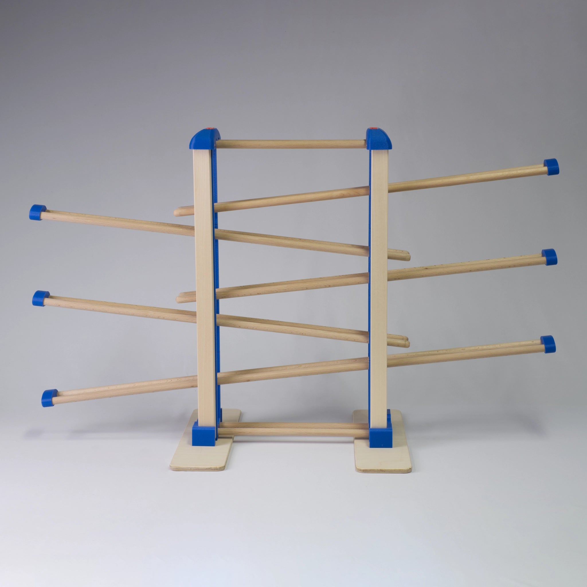 Holz-Kugelbahn - blau - Groß - incl. Laufteilen ab 3 Jahren