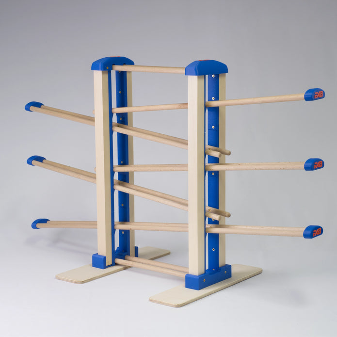 Holz-Kugelbahn - blau - Groß - incl. Laufteilen ab 3 Jahren