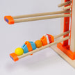 Holz-Kugelbahn - rot-orange - Groß - incl. Laufteilen ab 3 Jahren