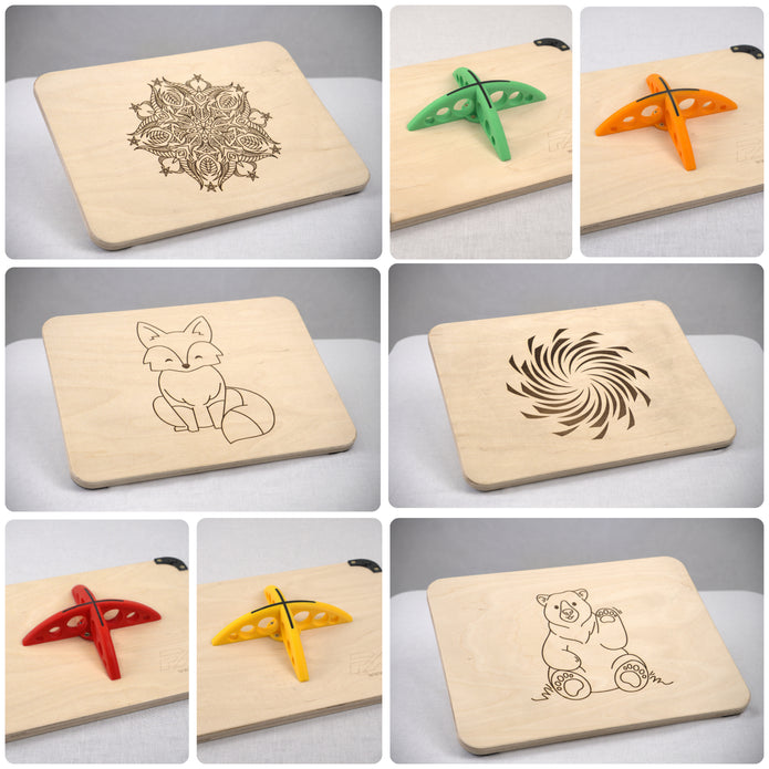 Balance Board für Kinder – mit gelaserten Motiven