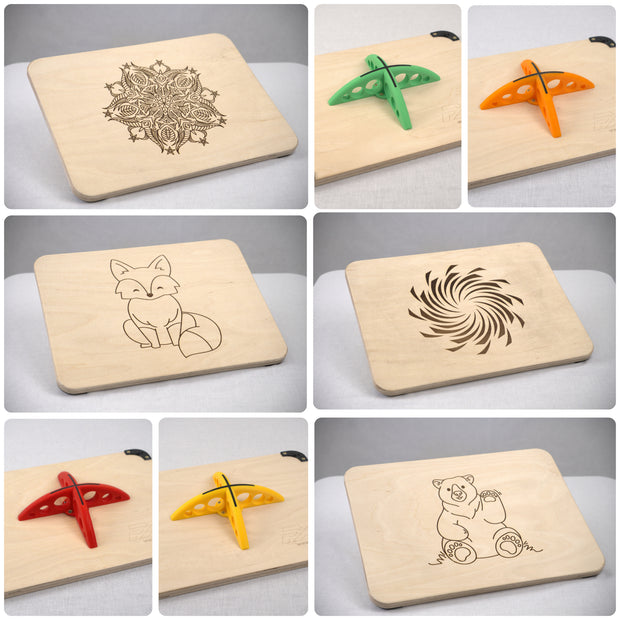 Balance Board für Kinder – mit gelaserten Motiven